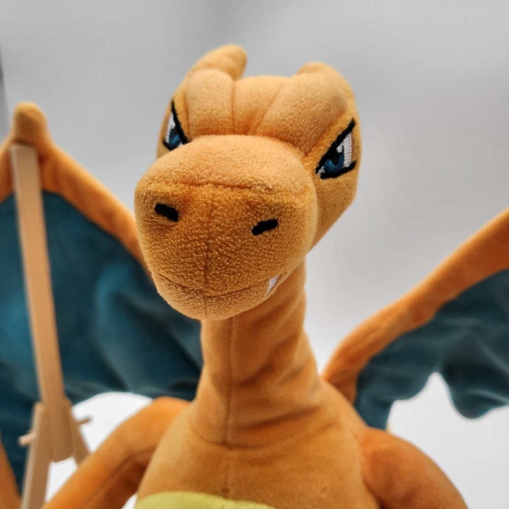Pokemon Charizard Plush 12" Orange Dragon Toy Nintendo Game Freak Stuffed Animal - Picture 2 of 12